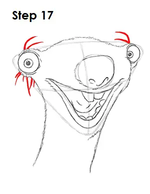 Draw Sid Sloth 17