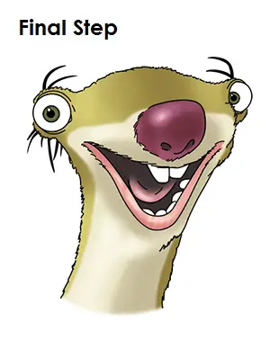 Draw Sid Sloth