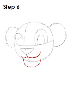 Draw Simba Step 6