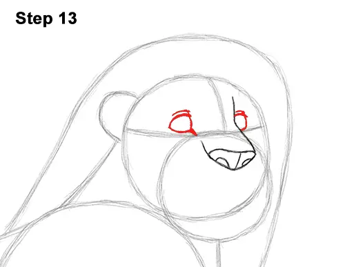 Draw Adult Grown Up Simba Lion King Disney 13