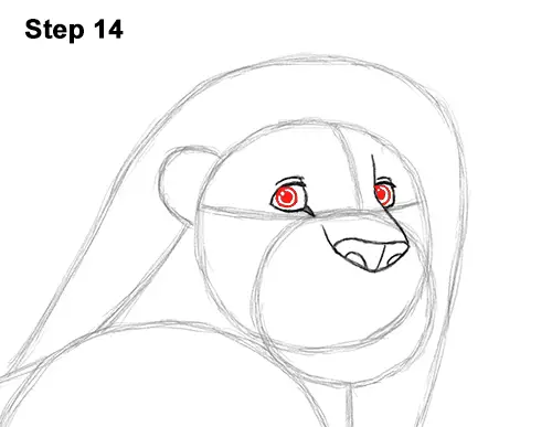 Draw Adult Grown Up Simba Lion King Disney 14