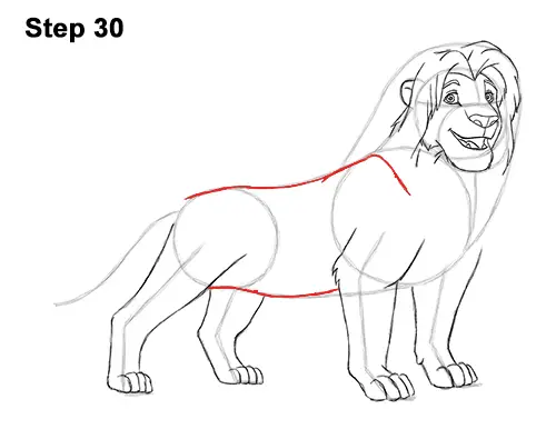 lion king sketch