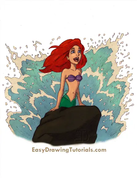 The Little MermaidAriel Sketch