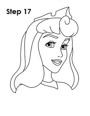 How to Draw Aurora from Sleeping Beauty - Really Easy Drawing Tutorial