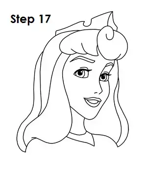 How To Draw Aurora Briar Rose From Sleeping Beauty