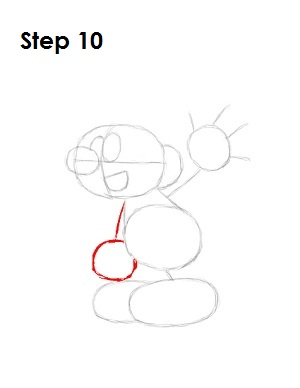 How to Draw a Smurf Step 10