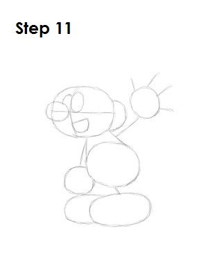 How to Draw a Smurf Step 11