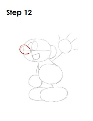 How to Draw a Smurf Step 12