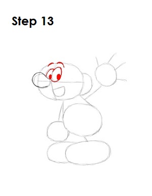 How to Draw a Smurf Step 13