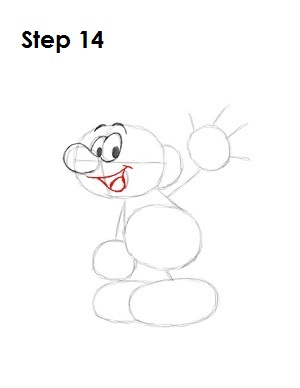 How to Draw a Smurf Step 14