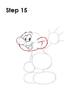How to Draw a Smurf Step 15