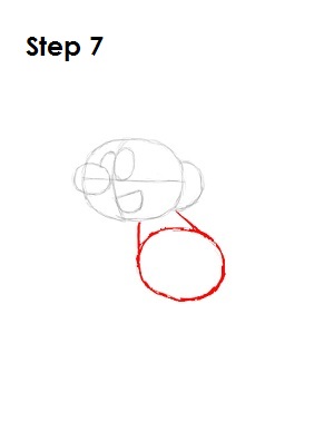 How to Draw a Smurf Step 7