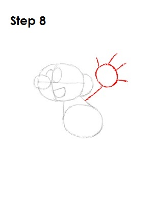 How to Draw a Smurf Step 8