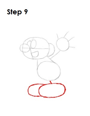 How to Draw a Smurf Step 9