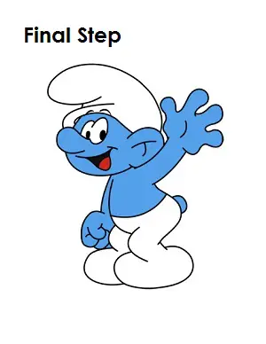 Learn How to Draw Hefty Smurf from Smurfs  The Lost Village Smurfs The  Lost Village Step by Step  Drawing Tutorials