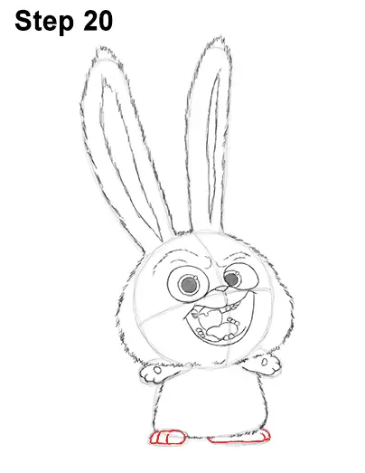 Draw Snowball Secret Life of Pets 20