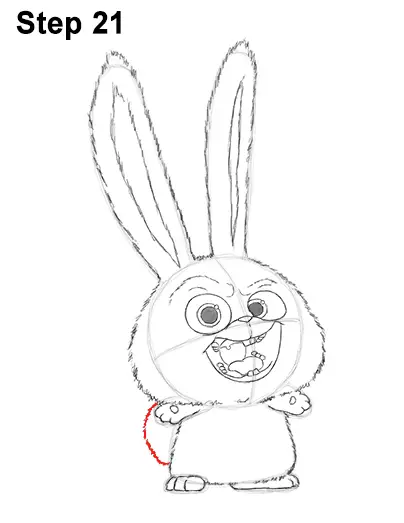 Draw Snowball Secret Life of Pets 21