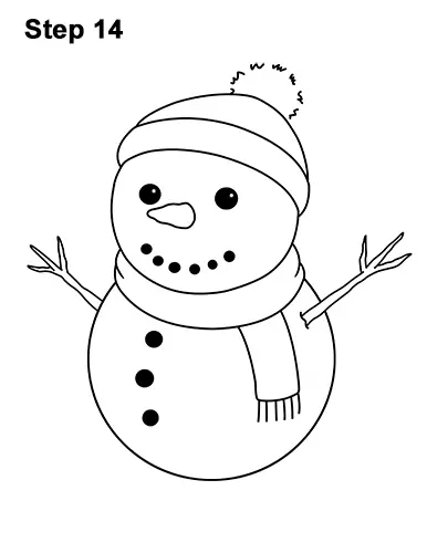 How To Draw A Snowman