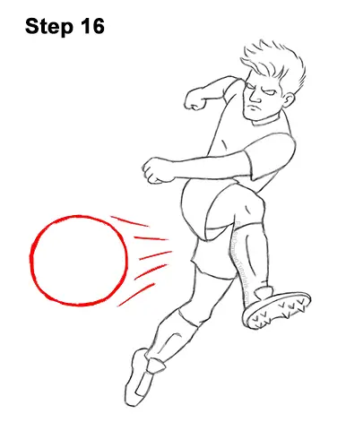 Featured image of post Easy Drawing Of Football Player / Draw the shape of his head and put a line through it.