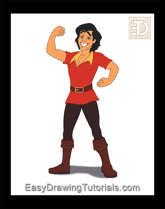 Aladdin as Gaston Special Digital Drawing