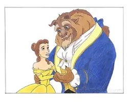 Beauty and the Beast Belle Special Drawing