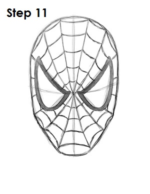 How to Draw Spider-Man Step 11