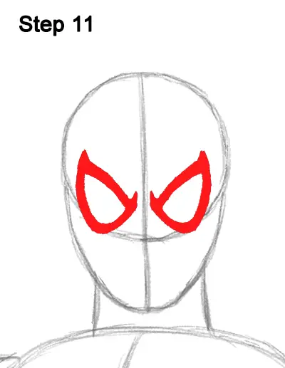 Draw Spider-Man Body 11