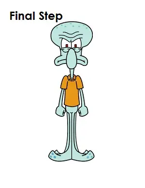 How To Draw Squidward