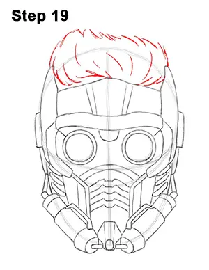 Draw Star-Lord 19