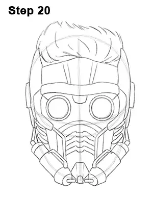 Draw Star-Lord 20