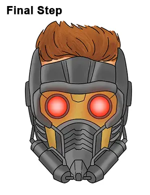 study of Starlord's mask  --------------------------------------------------------------------------------------…  | Marvel drawings, Avengers painting, Star lord