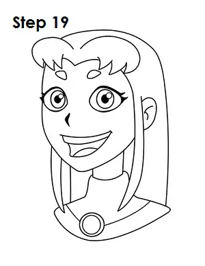 Draw Starfire Teen Titans 19