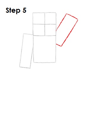 Draw Steve Minecraft 5