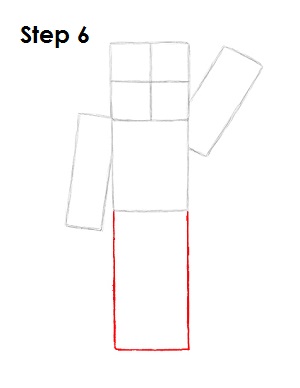 Draw Steve Minecraft 6