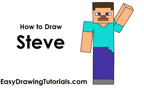 Animated minecraft drawing i'm kind of bad at this, can you tell me a  minecraft mob and l'll Draw them in anime,Here i show you an example is the  character STEVE :