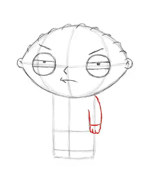 Draw Stewie Griffin Step 13