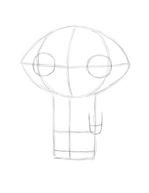 Draw Stewie Griffin Step 8