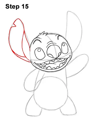 How to Draw Stitch Disney Lilo & Stitch 15