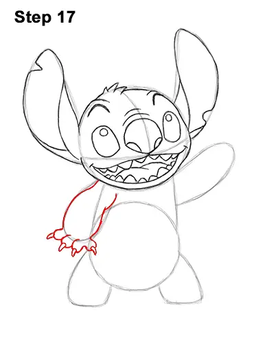 How to Draw Stitch Disney Lilo & Stitch 17
