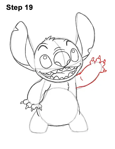 How to Draw Stitch Disney Lilo & Stitch 19