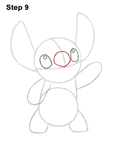 How to Draw Stitch Disney Lilo & Stitch 9