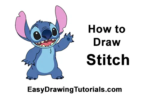 How to Draw Stitch Disney Lilo & Stitch