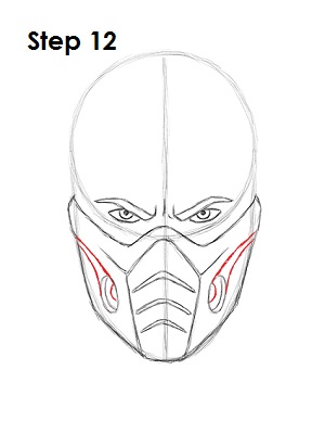 How to Draw Sub-Zero Step 12