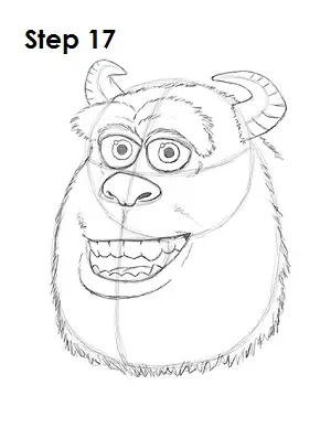 Draw Sulley Monster 17