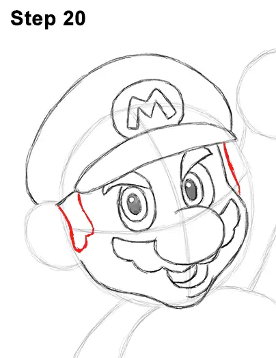 Draw Super Mario Bros. Nintendo 20