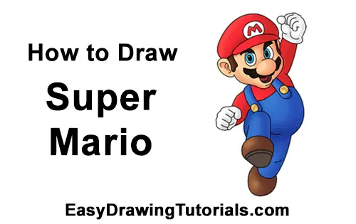 How to Draw Super Mario (Full Body)