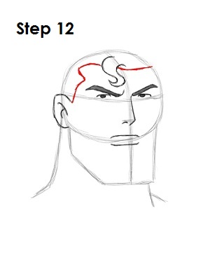 Draw Superman Step 12