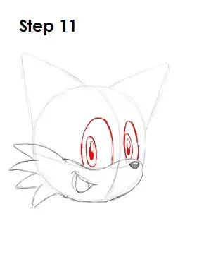 How to Draw Tails Step 13  Drawings, Easy drawings, How to draw sonic