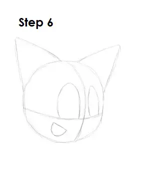 How to Draw Tails Step 6