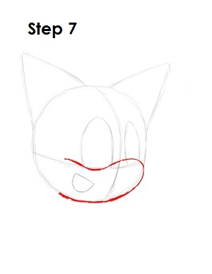 How to Draw Tails Step 7